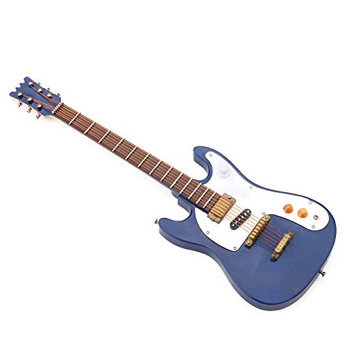 Atyhao Miniature Guitare, 7.1in en Bois Mini Guitare électrique modèle avec Support Instrument de Musique modèle Hobby… - Les Beatles, Paul McCartney, John Lennon, RIngo Starr, George Harrison Atyhao Miniature Guitare, 7.1in en Bois Mini Guitare électrique modèle avec Support Instrument de Musique modèle Hobby… – Image 6