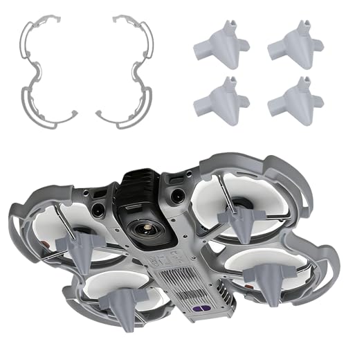 2 in 1 Anti-Collision Protection Set for DJI AVATA 360, Propeller Guard Protector & Landing Gear, Drone Accessories for DJI Avata 360, Grey