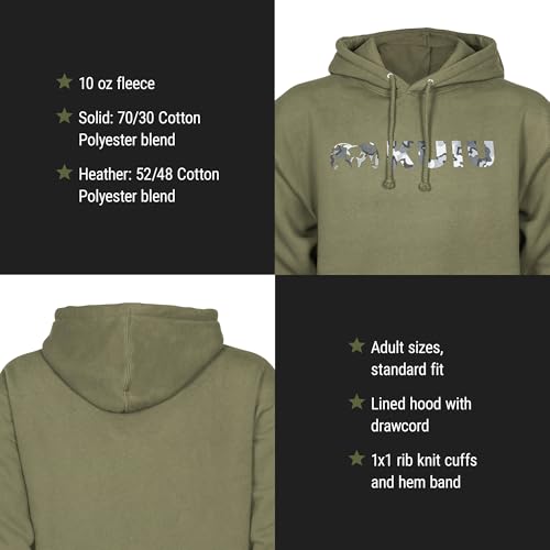 KUIU Vias Storm Logo Hoodie for Men, Heavyweight Cotton-Poly Fleece Pullover, Durable & Warm Hunting Hoodie, Standard Fit3