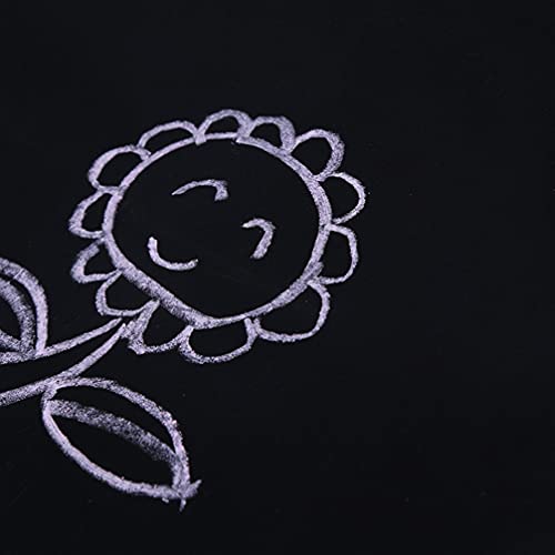Black Plate Chalkboard Paper For Wall, Chalkboard Vinyl Paper Wall Decal Sticker Adhesive Blackboard, Eraserable Adhesive Paper Blackboard Surface Wallpaper Wall Sticker #TOP28