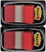 Produktbild Post-it Index Haftstreifen, Standard, Rot, 2 Spender, 25.4 mm x 43.2 mm, 50 Haftstreifen/Spender - Extrastarke Haftstreifen für Dokumente und Informationen
