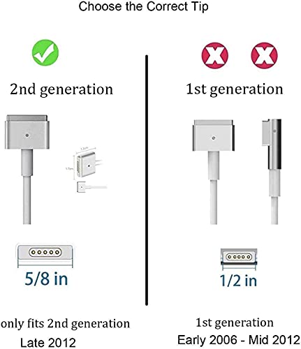 Mac-Book-Air-Charger-Replacement-for-Mac-Book-Air-Charger-with-11Inch-133-Inch-Display-After-Mid-2012-Ac-45W-Power-Adapter-T-tip-Connector