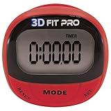 Champion Sports 3D Fitpro Digital Pedometer for Men and Women - Accurate Step Tracker for Walking,...