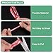 M METERXITY 2-Rolls Polyester Nylon Plastic Rope Twine, 4cm Width 110M Length Household Bundled Plastic Ropes Roll for Crafting/Gardening/Packing/Carrying [360FT/4330IN, Red]