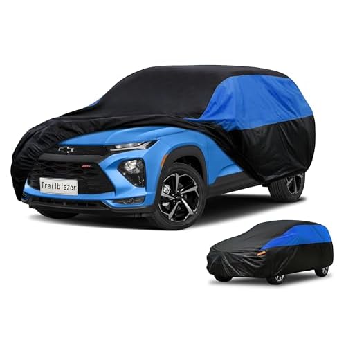 Chevrolet Car Cover Custom Fit Chevrolet Chevy Trailblazer (2020-2023) Waterproof All Weather, Lightweight Full Exterior Cover for Automobiles Outdoor Sun UV Rain Dust Snow Wind Protection.