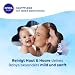 NIVEA BABY Kopf bis Fuß Bad & Shampoo, sanftes veganes Baby Shampoo für Haut und Haare mit Mandelöl, entspannendes Duschgel mit hypoallergener Formel ohne Parabene und Mikroplastik (200 ml)