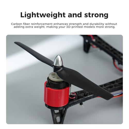 Image of Creality Hyper PA612-CF Carbon Fiber Nylon Filament 1.75mm, 1KG (2.2lbs) Spool, High-Strength & Lightweight Engineering 3D Printing Material, Superior Toughness and Dimensional Stability, Black