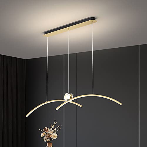 Luminaire suspendu table salle à manger kulgony lustre cristal LED