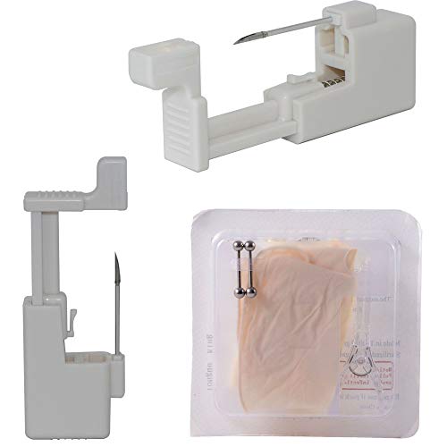 CHUANCI Disposable Sterile Safe Body Piercing Gun Snakemolt Body Piercing Tool Cannula EO