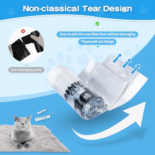 Forros de caixa de areia com cordão de 150 unidades compatíveis com robô de areia 4 e 3, sacos de li