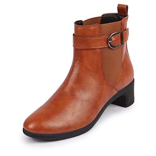 Image of FAUSTO Women Flared Heel Boots