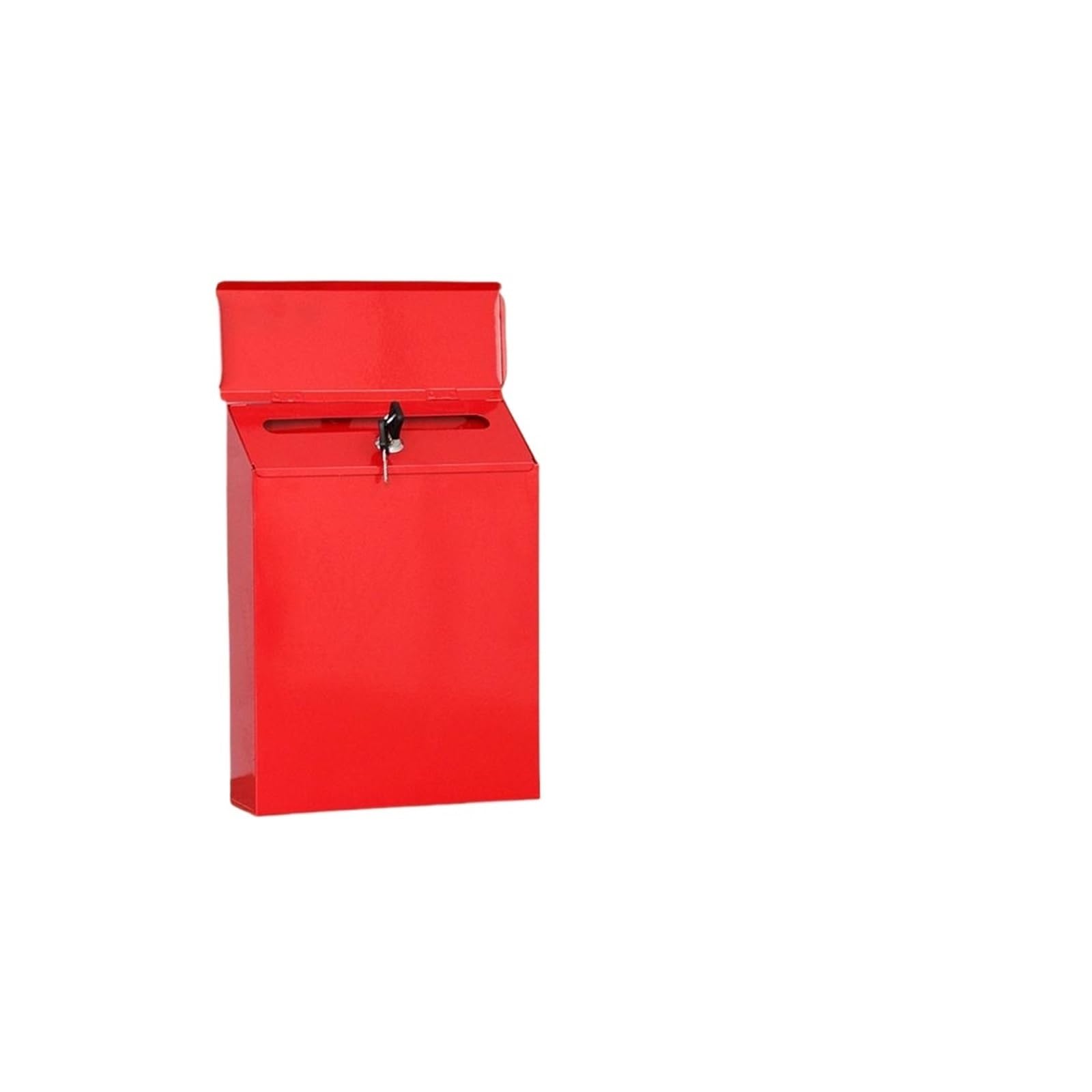 FGJsfhrDTU Letter Box, Modern Mailbox Locking Drop Box Payments Key Postbox Office Home Rural(Blue)(Red)