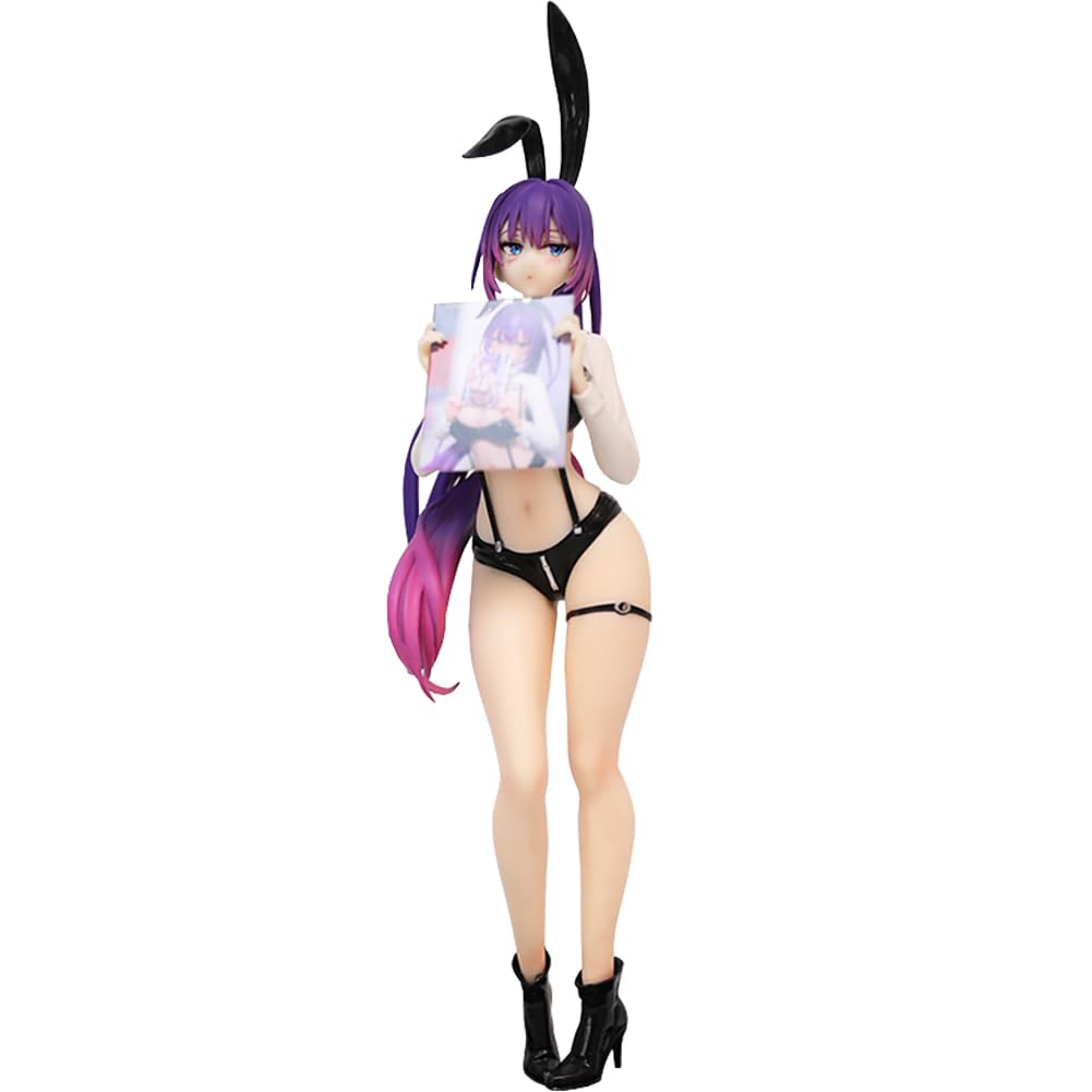 Zhongkaihua Anime Illustration Yuna Bunny Girl Figure Yuna Bunny Girl Action Figure 25CM PVC Model Ornament Home Decoration Gift for Anime Fan