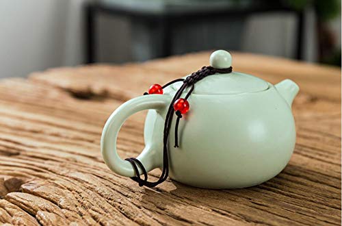 Yixing Ensemble À Thé En Céramique Kung Fu En Bois Massif Théière 27