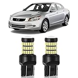 MEALAM Xenon White T20 7443 7444 7440 LED Bulbs with Projector Back Up Reverse Lights Compatible with 2003-2012 Honda Accord Sedan, Pack of 2
