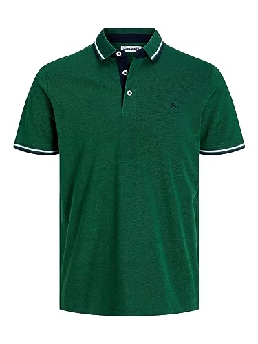 JACK & JONES Jjepaulos Polo SS Noos Pls Pantalones Chinos, Verde Oscuro/Detalle: Play, XXXXL Hombres