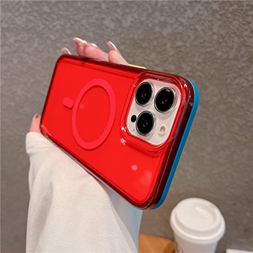 Coque iPhone 14 Pro Max transparente et fluorescente compatible induction