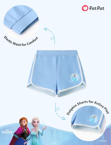 Image of Disney Stitch丨 Frozen丨 Minnie Mouse丨Princess丨Winnie Tank Top+Dolphin Shorts Girls Outfits Workout Athletic Set Summer
