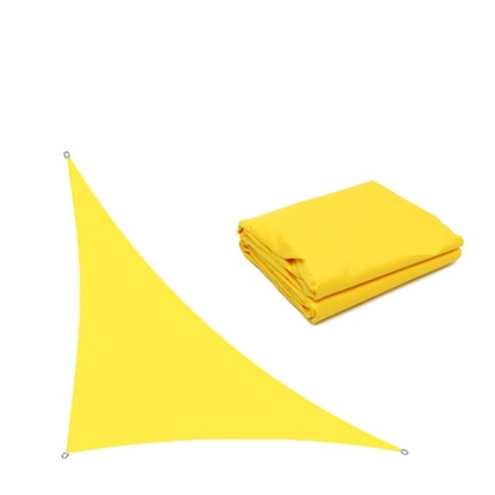 Voile d'ombrage triangulaire 420D imperméable et anti-pluie pour le camping 5x5x7.1m