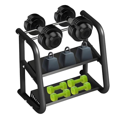 YASICA ダンベルラック 3層 62×40×63cm ブラック