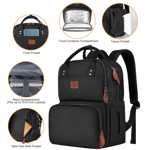 MATEIN Work Backpack with Lunch Box
