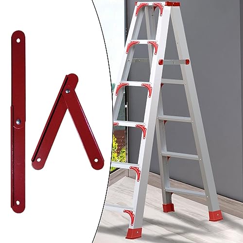 Image of 2X Herringbone Ladder Rod Attachment Metal Step Ladder Hinge Replacement 31 Holes |Home & Garden | Tools | Ladders