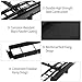 Motorcycle Rack Motorcycle Scooter Carrier Hauler Hitch Mount Rack with Loading Ramp Fit 2