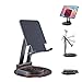 Produktbild Tablet Ständer, BHHB Tablet Halterung einstellbar, Tablet Ständer mit 360 Grad Drehbarem Fuß, für iPad/iPad Pro/Air/Mini, iPhone,Huawei, Galaxy, Kindle/Smartphones und mehr 4.7"-15.6"Geräte (Schwarz)