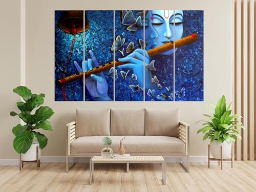 Image of KYARA ARTS Radha Krishna Wall Painting, Multicolor, 50 x 30 inch