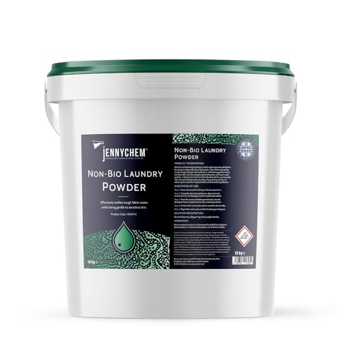 10KG Non-Bio Washing Powder – Professional Laundry Detergent – Suitable for Sensitive Skin – Bulk Buy Family Size – Powerful Stain Removal – Ideal for Commercial or Home Use