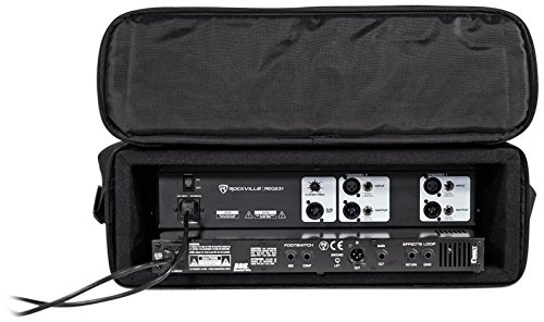 Image of Rockville RRB30 3U Rack Bag Double-Sided Case, 12 inch Depth, Shoulder Strap
