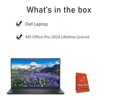 Image of Dell Inspiron 15 3530 Touchscreen Laptop Computer, 15.6 Inch FHD Office Laptop, 10 Cores Intel i7-1355U, 32 GB RAM, 1 TB SSD, Wi-Fi 6, Webcam, Win11 Pro & Microsoft Office Pro 2024 Lifetime License