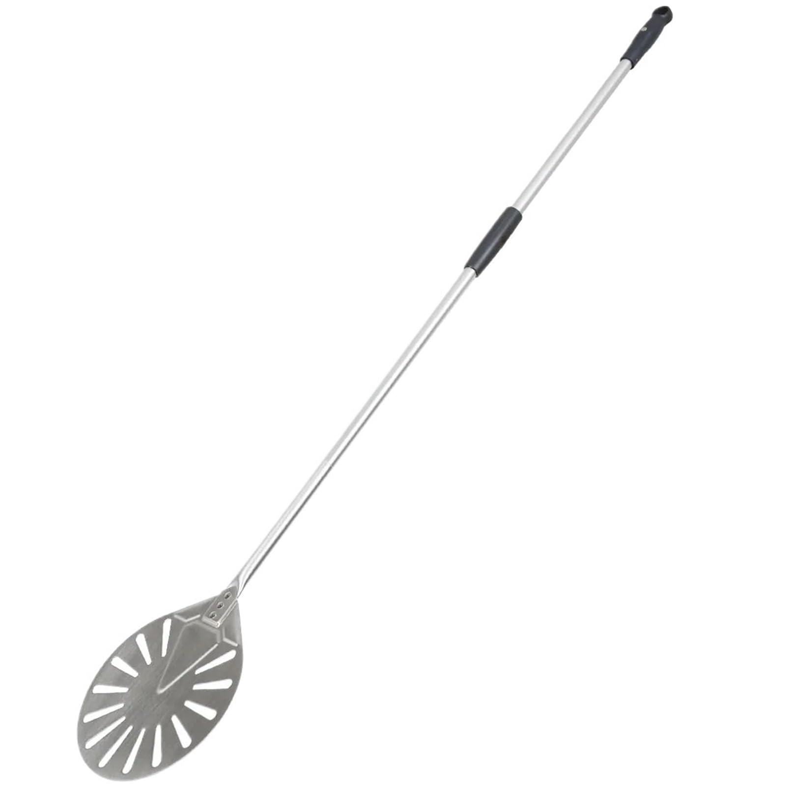 Pala giratoria de Acero Inoxidable de 56 Pulgadas for Pizza Redonda, Pala giratoria for Pizza extraíble, Herramienta for Pizza Larga Pala para Pizza De Aluminio