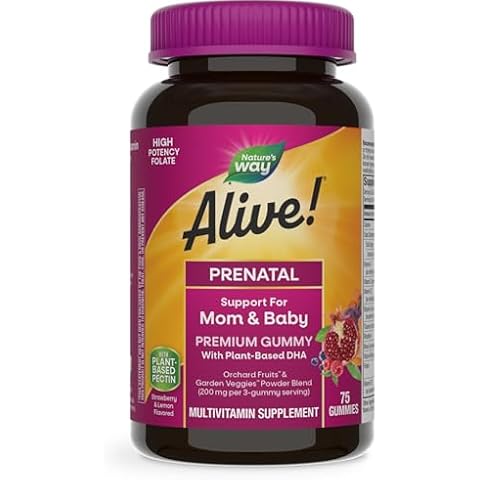 Nature’s Way Alive! Premium Prenatal Gummy Multivitamin Cover