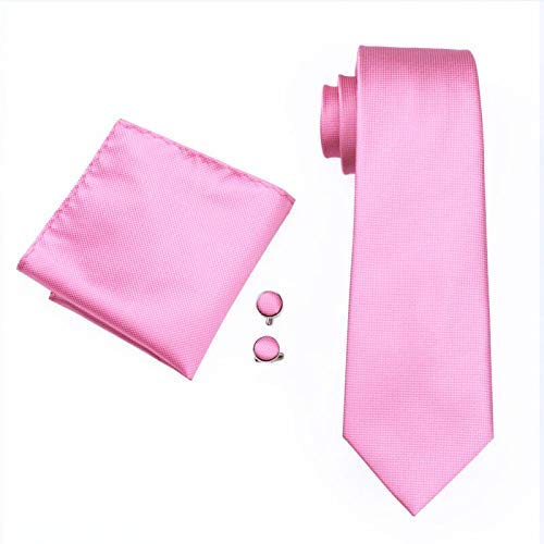 Cravate homme mariage fête costume complet avec pochette et boutons de manchette