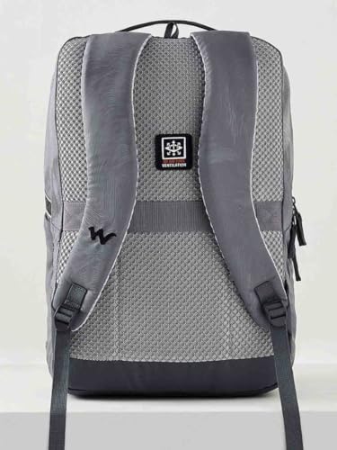 Image of Wildcraft Seeker 4 Compartment Laptop Backpack 23 L - Grey Topographic