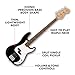 Fender Squier Debut Series Precision Bass Guitar Pack, Beginner Guitar Pack, 2-Year Warranty, Includes Rumble 15 Amplifier, Padded Gig Bag, Instrument Cable, and More, Black with Satin Urethane Finish