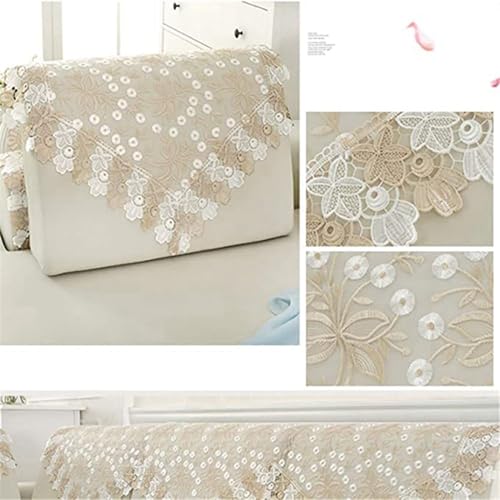 Housse de canapé en dentelle brodée nappe de table fine set de 3