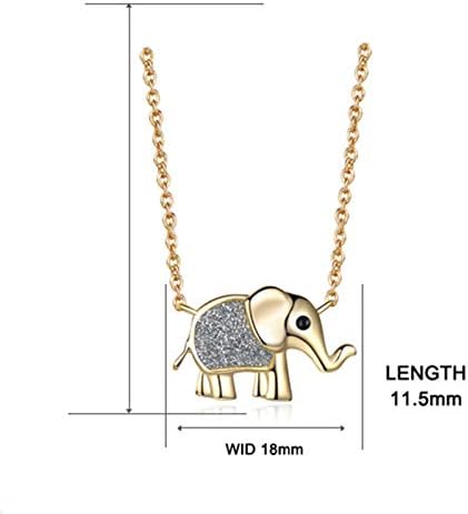 Collana con ciondolo a forma di elefante, in argento Sterling