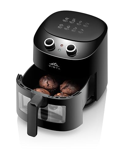 ETA Heißluftfritteuse Vista I 4.3 Liter Fritteuse I 1300 Watt I 160-220°C I Ansichtsfenster I Touch Display I Timer – Bild 6