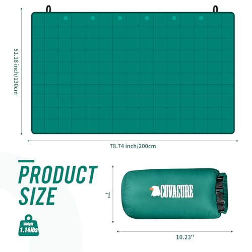 covacure-Camping-Blanket-Outdoor-Travel-Blanket-Packable-Puffy-Blanket-Lightweight-Warm-Quilt-for-Camping-Hiking-Backpacking-Outdoors-Travel-BeachGreen