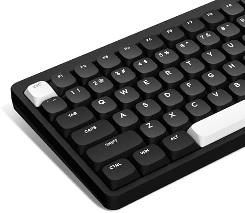 LQXQ Low Profile Keycaps,129 Keys PBT Custom Keyboard, ANSI US/ISO UK ...