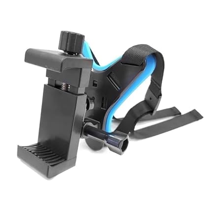 ZAUKY BEST Helmet/Camera/Chin/Jaw 1PCS Mount Strap Belt with Mobile Clip & Screw Compatible with All Smart Phones Go pro Hero 9/8/7/6,SJCAM, Yi, DJI Osmo Action & Other Action Cameras