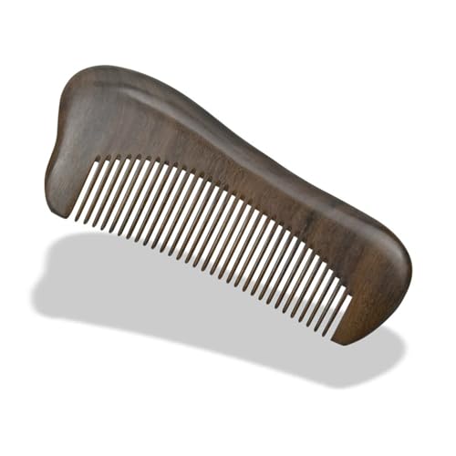 木櫛 ヘアブラシ 木製櫛 携帯用櫛 家庭用 日常使い 美髪ケア(4)