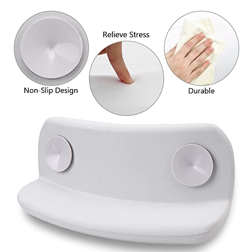Oreiller de bain antidérapant avec ventouses pour spa et jacuzzi
