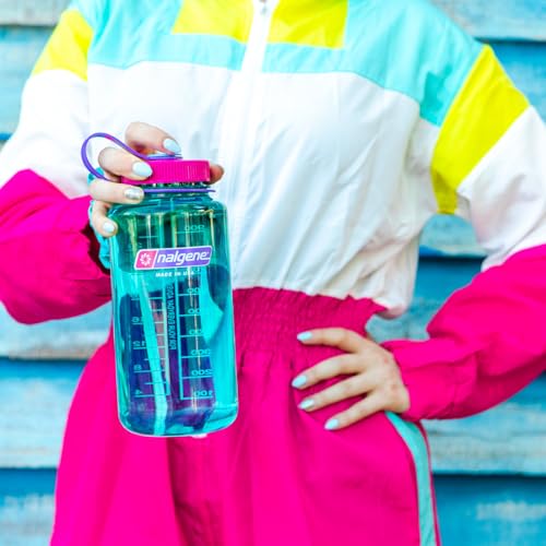 Image of Nalgene Tritan BPA-Free Water Bottle,Wide Mouth, Surfer, 32 Ounces (Pack of 6)