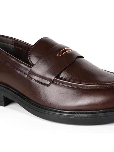 Image of Monkstory Cosmopolitan Gold Embellished Penny Loafers