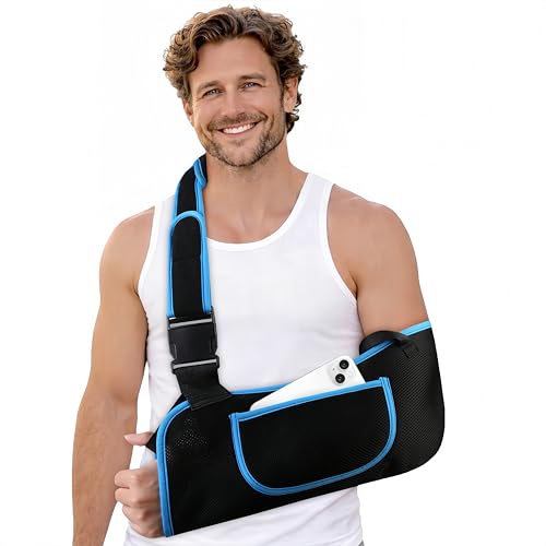 Image of Arm Sling Shoulder Immobilizer for Men & Women, Rotator Cuff Support Brace
