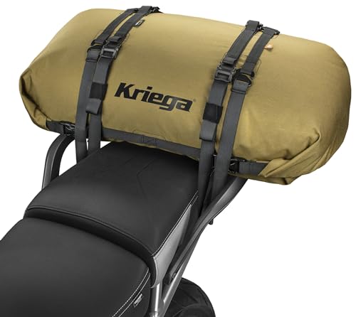 Bolsa trasera impermeable de moto para viajes largos: Kriega Rollpack 40l