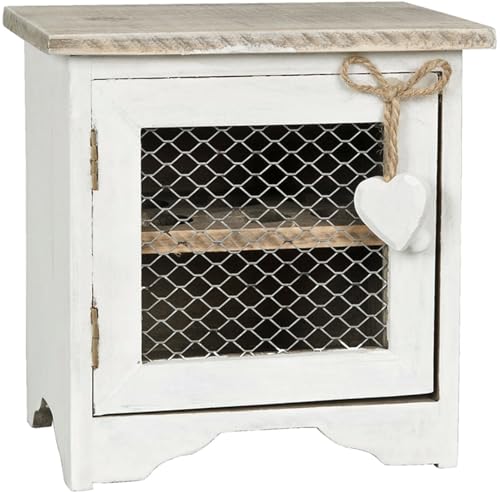 Porte-œufs rustique – Maison de rangement pour comptoir de cuisine – Finition en bois blanc avec motif de ferme – Organiseur pouvant contenir 12 œufs